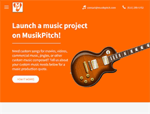 Tablet Screenshot of musikpitch.com